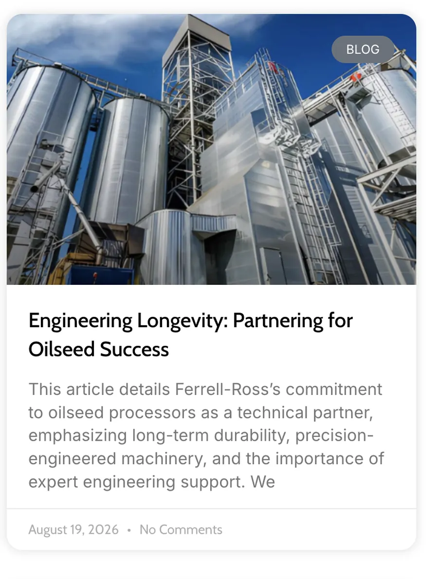 Ferrell-Ross article on engineering longevity and partnering for oilseed success