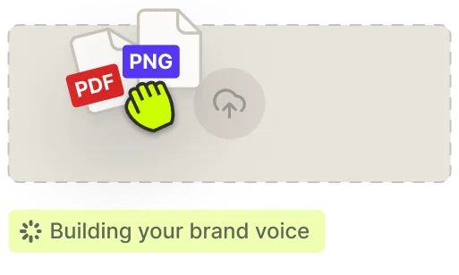 Building a brand voice from uploaded files