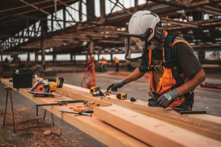 Construction site visit