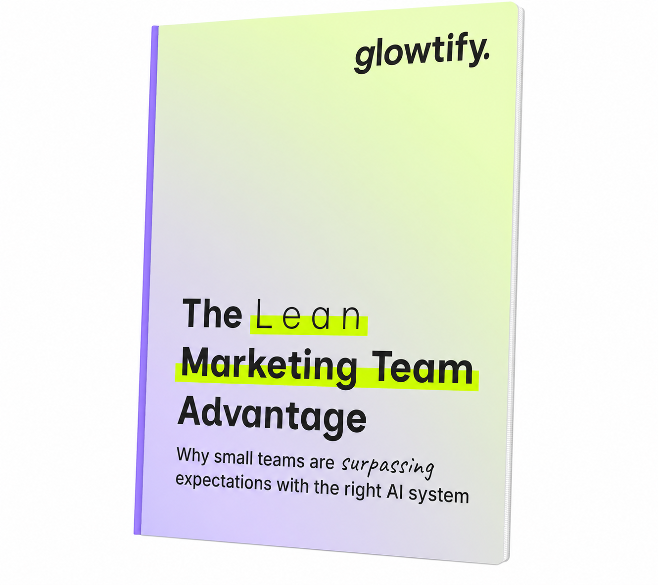Couverture du livre blanc The Lean Marketing Team Advantage